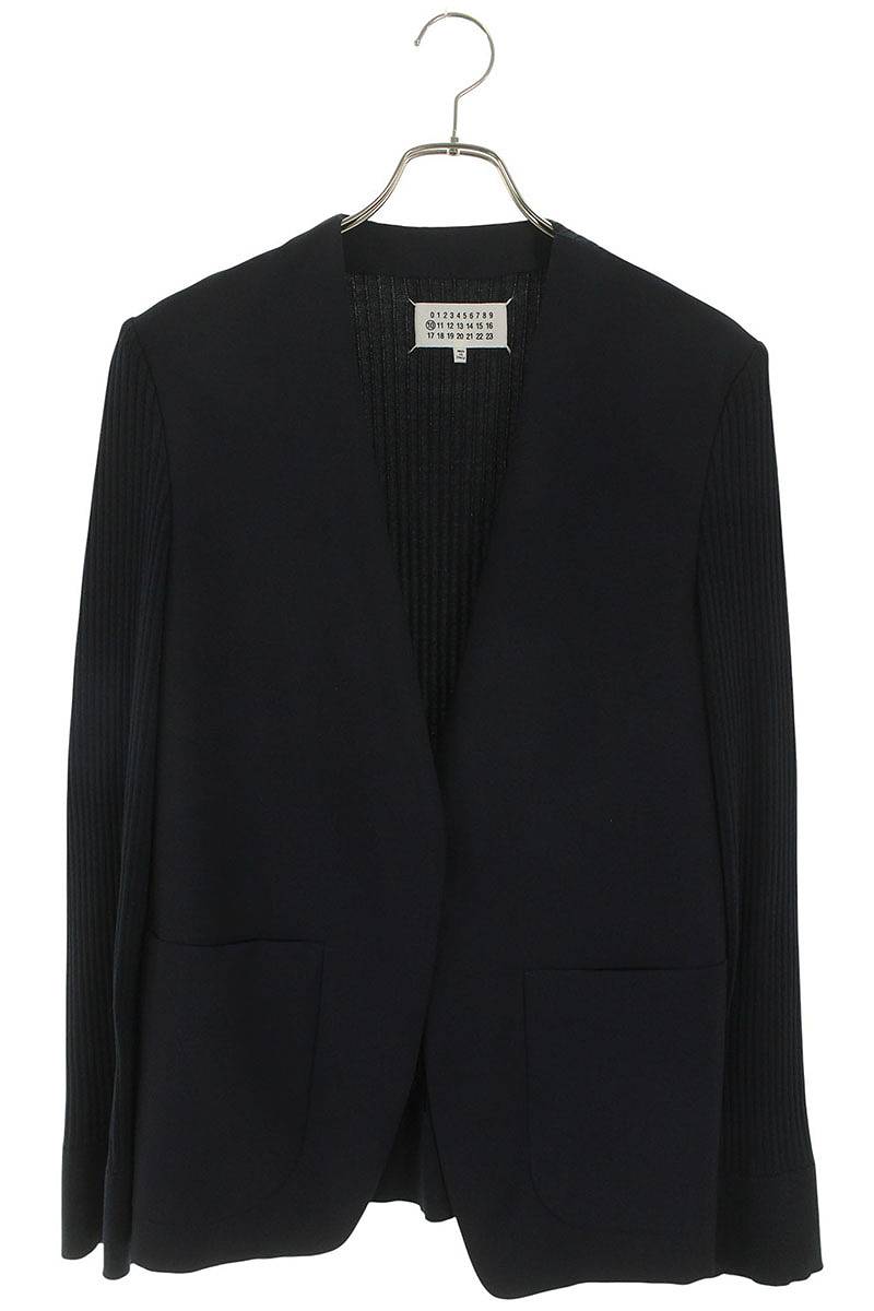 楽天市場】メゾンマルジェラ ノーカラージャケット/S50BN0318/44