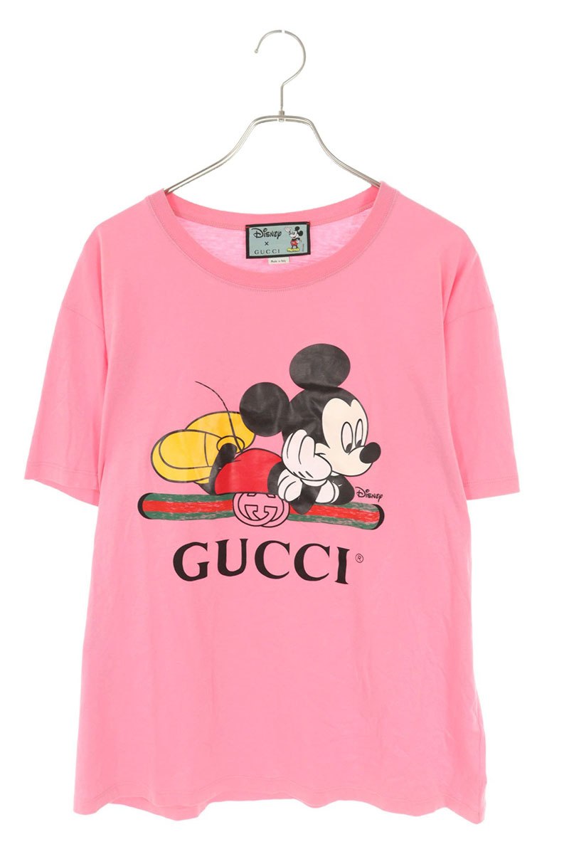 グッチ GUCCI 大きさ:L  492347 XJB7W 文字記号刷り上げるプルオーバー(サクラ色)【914062】【SB01】【メンズ】【中古】bb223#rinkan*B