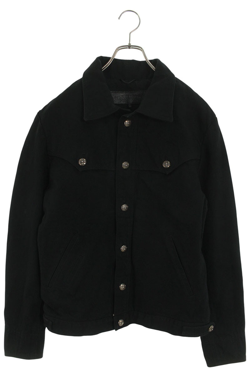 楽天市場】CHROME HEARTS DENIM JACKET BLACK クロムハーツ デニム