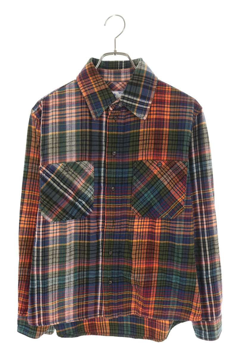 楽天市場】Off-White バックアロープリント 長袖チェックシャツ