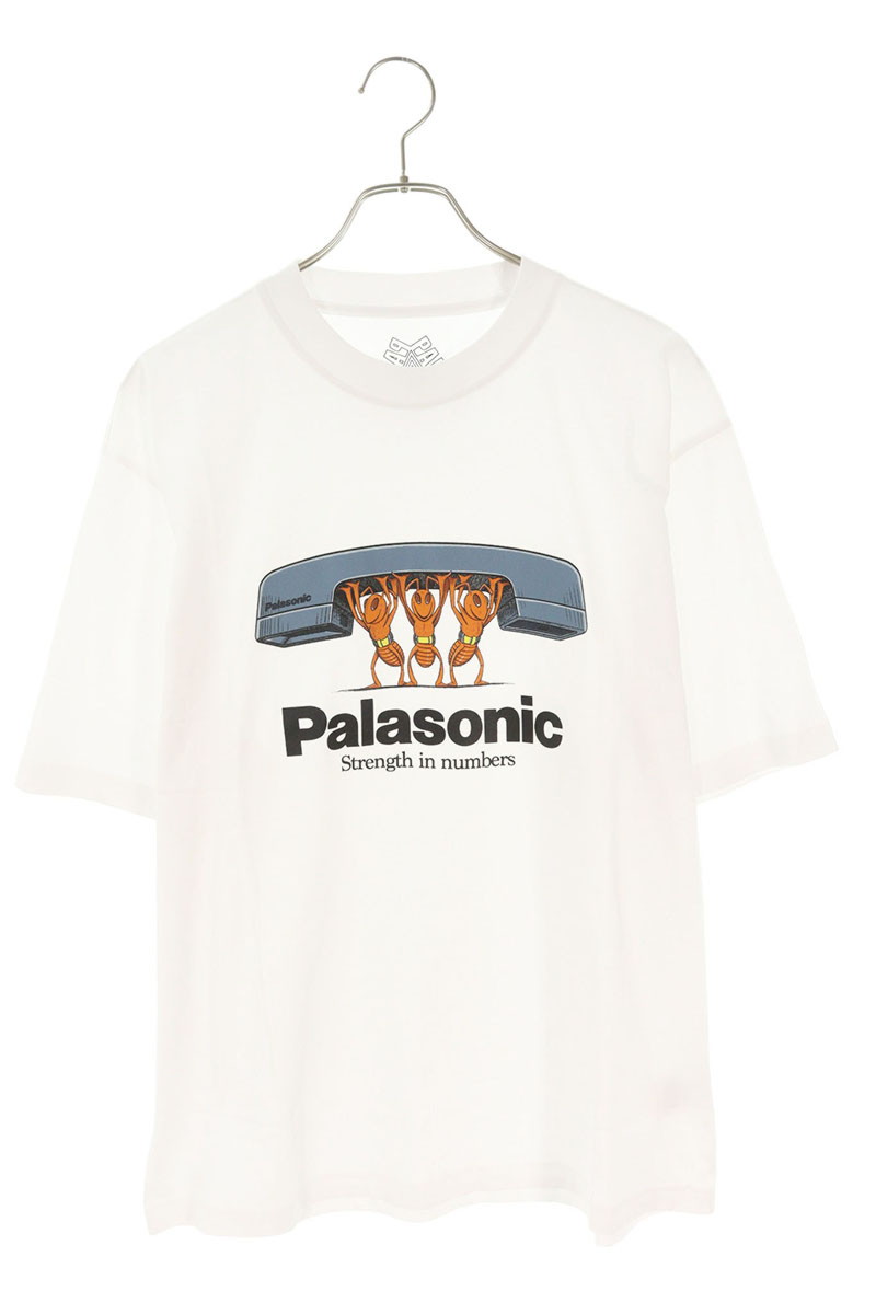 九重の天 Palace 大きさ:L  BELL MAN T-SHIRT 向こう正面刷り上げるプルオーバー(白いこと)【914062】【SB01】【メンズ】【中古】bb187#rinkan*A
