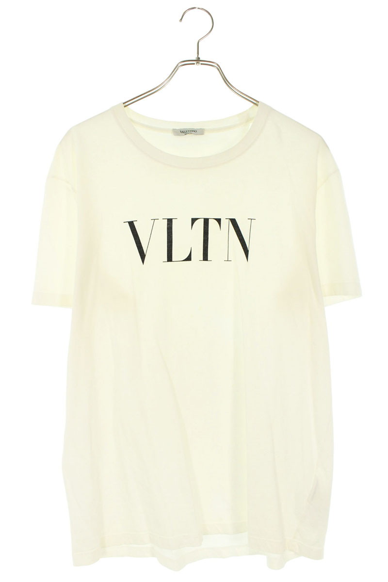 ヴァレンティノ VALENTINO 大きさ:L  QV3MG10V3LE フロントロゴプリントプルオーバー(白いこと)【412152】【BS99】【メンズ】【中古】bb426#rinkan*C