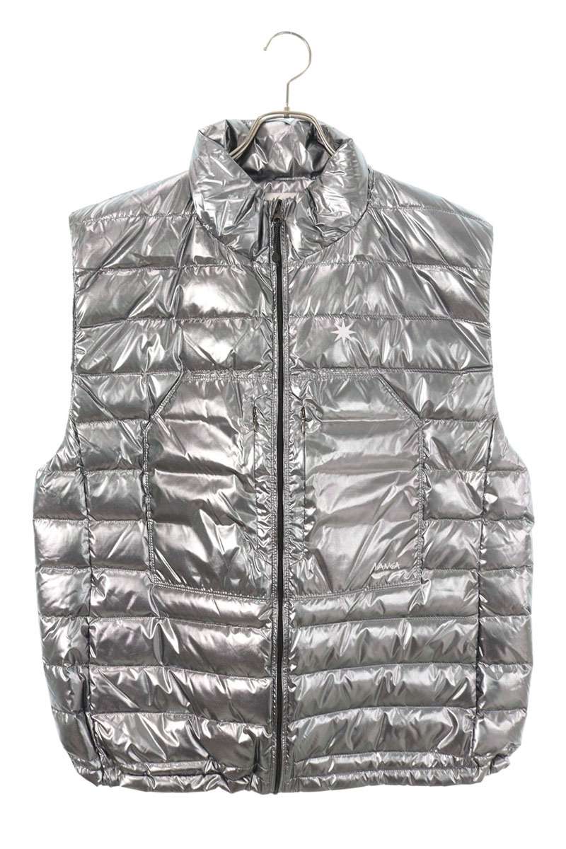 ナンガ NANGA サイズ:XL ULTILIGHT DOWN VEST PACKABLE ウルトラライトダウンパッカブルダウンベスト(シルバー)【101062】【BS99】【メンズ】【中古】bb297#rinkan*A|RINKAN