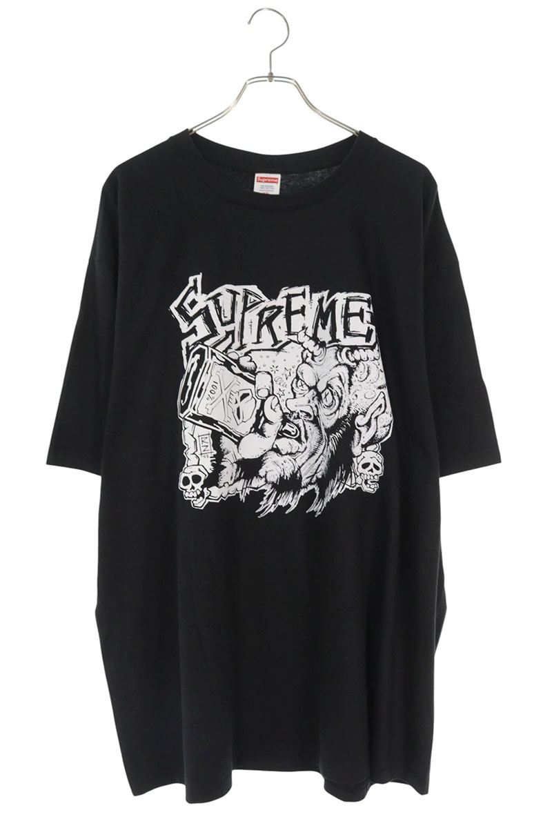 シュプリーム SUPREME　 サイズ:XXL 25AW Fuckin Blowout Tee フロントプリントTシャツ(ブラック)【522062】【OM10】【メンズ】【中古】bb187#rinkan*A