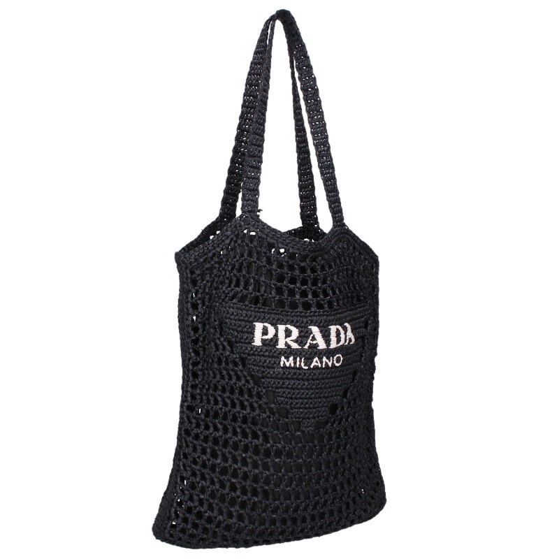 楽天市場】プラダ PRADA 2VG111 ロゴプレートレザー2WAYトートバッグ