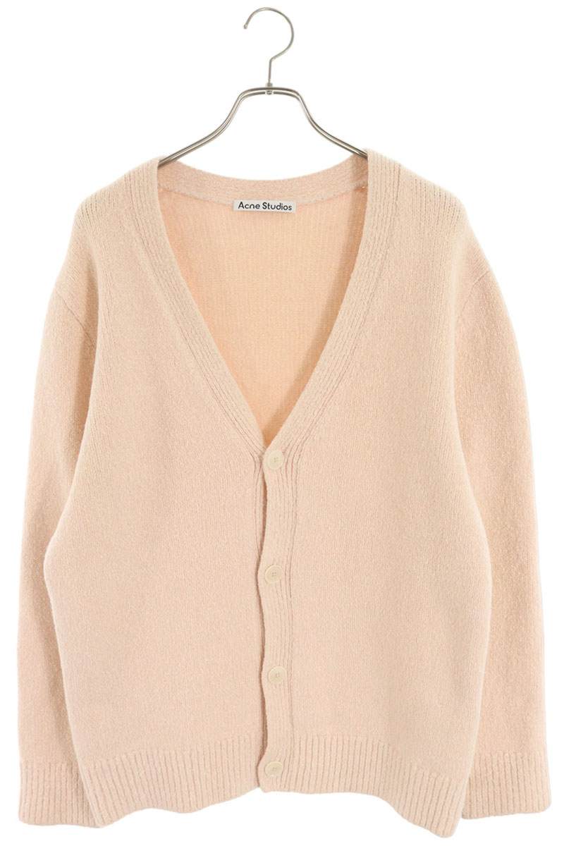 アクネストゥディオズ ACNE STUDIOS 大きさ:XS  FN-MN-KNIT000440 オーバーサイズウールブレンドカーディガン(ともし火サクラ色)【912152】【SB01】【メンズ】【中古】bb328#rinkan*B