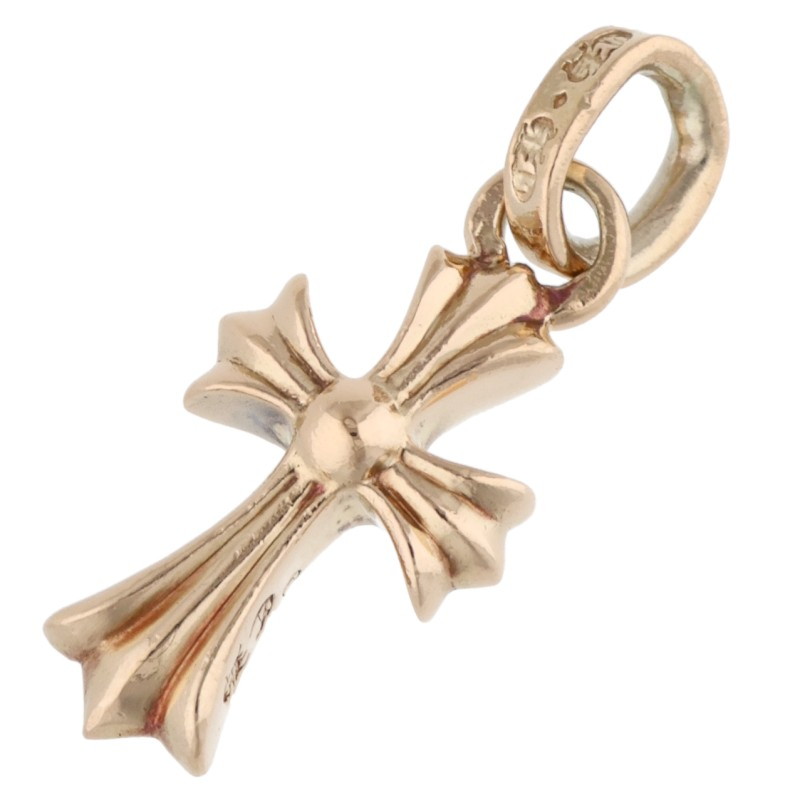 クロムハーツ Chrome Hearts   22K CRS BBYFAT 22Kベイビーファット 引きつける ゴールド首飾りとっ始め(黄色ゴールド 3.87g)【022152】【SS07】【小物】【中古】bb297#rinkan*B