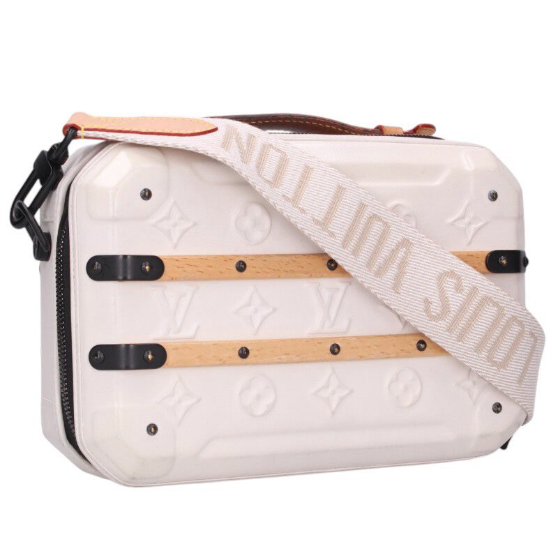 ルイヴィトン LOUISVUITTON   M21950 フューチャー・トランク 2WAYショルダーバッグ(白いこと×赤銅色)【722152】【BS99】【小物】【中古】bb187#rinkan*C