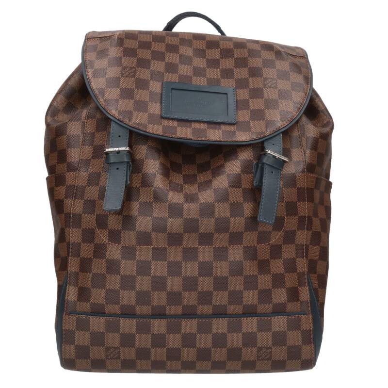 ルイヴィトン LOUISVUITTON　 N41377 ランナー ダミエ ブルーグリバックパック(ブラウン×ブルー)【522152】【OM10】【小物】【中古】bb30#rinkan*B