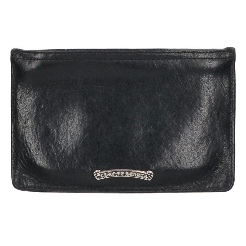 クロムハーツ Chrome Hearts　 ZPR CHNG PURSE2 チェンジパース #2ダガージップコインケース(ブラック)【522152】【SS07】【小物】【中古】bb33#rinkan*B