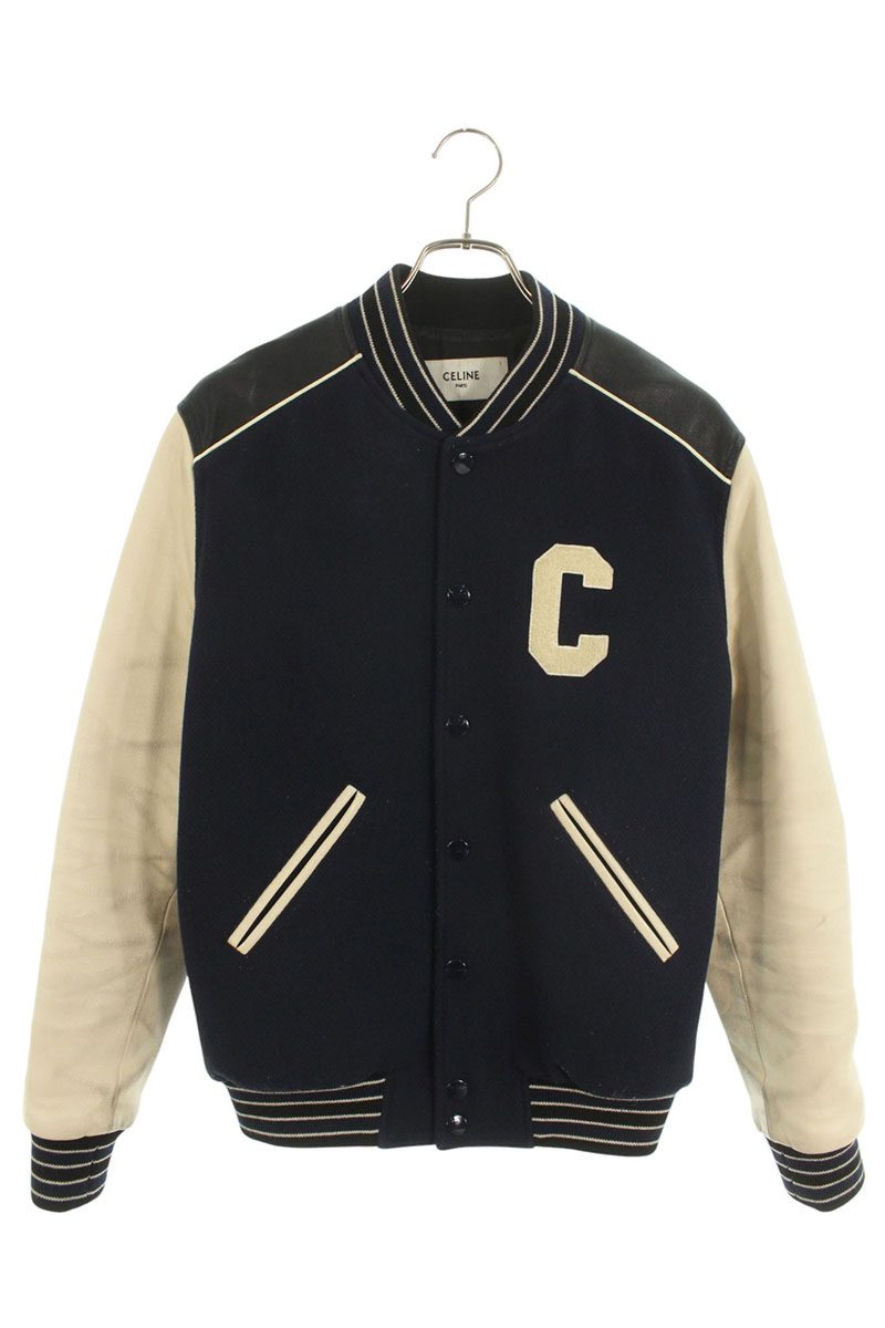 CELINE ルーズ　テディジャケット　ダヴィットヴァイス　WAVE 44 クラシック テディジャケット / テクスチャード加工ウール - ブラック