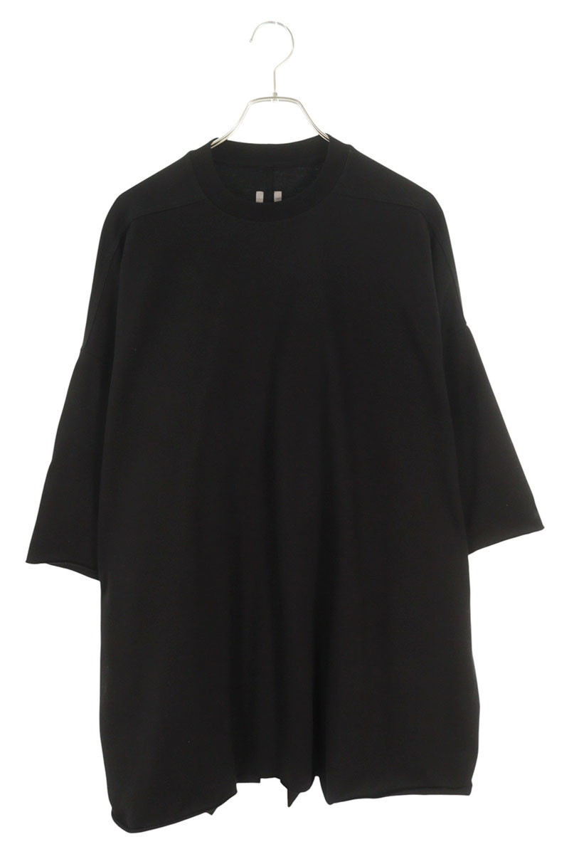 リックオウエンス Rick Owens　 サイズ:UNI 26SS RU01F2283BA ビッグシルエットトミーTシャツ(ブラック)【922152】【SB01】【メンズ】【新古品】bb78#rinkan*N