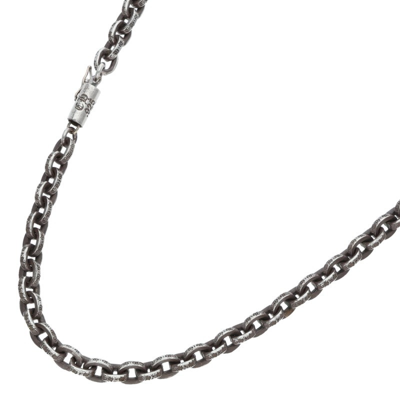 クロムハーツ Chrome Hearts 大きさ:18inch  PAPER CHAIN 18 調査報告チェーン店18inch しろがね色首飾り(しろがね色 34.18g)【105062】【HJ12】【小物】【中古】bb359#rinkan*B