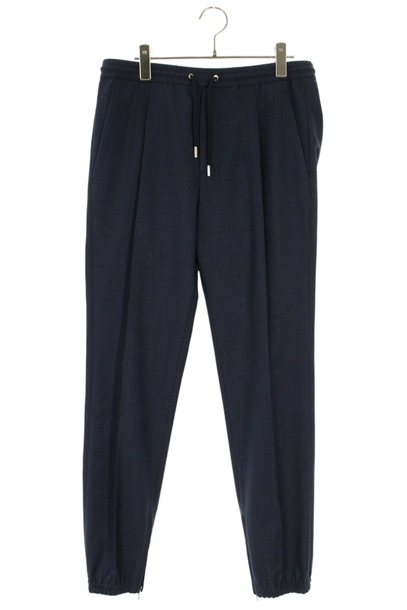 ディオール DIOR　 サイズ:46 113C112A5294 裾ジップロングパンツ(ネイビー)【901062】【BS99】【メンズ】【中古】bb356#rinkan*B