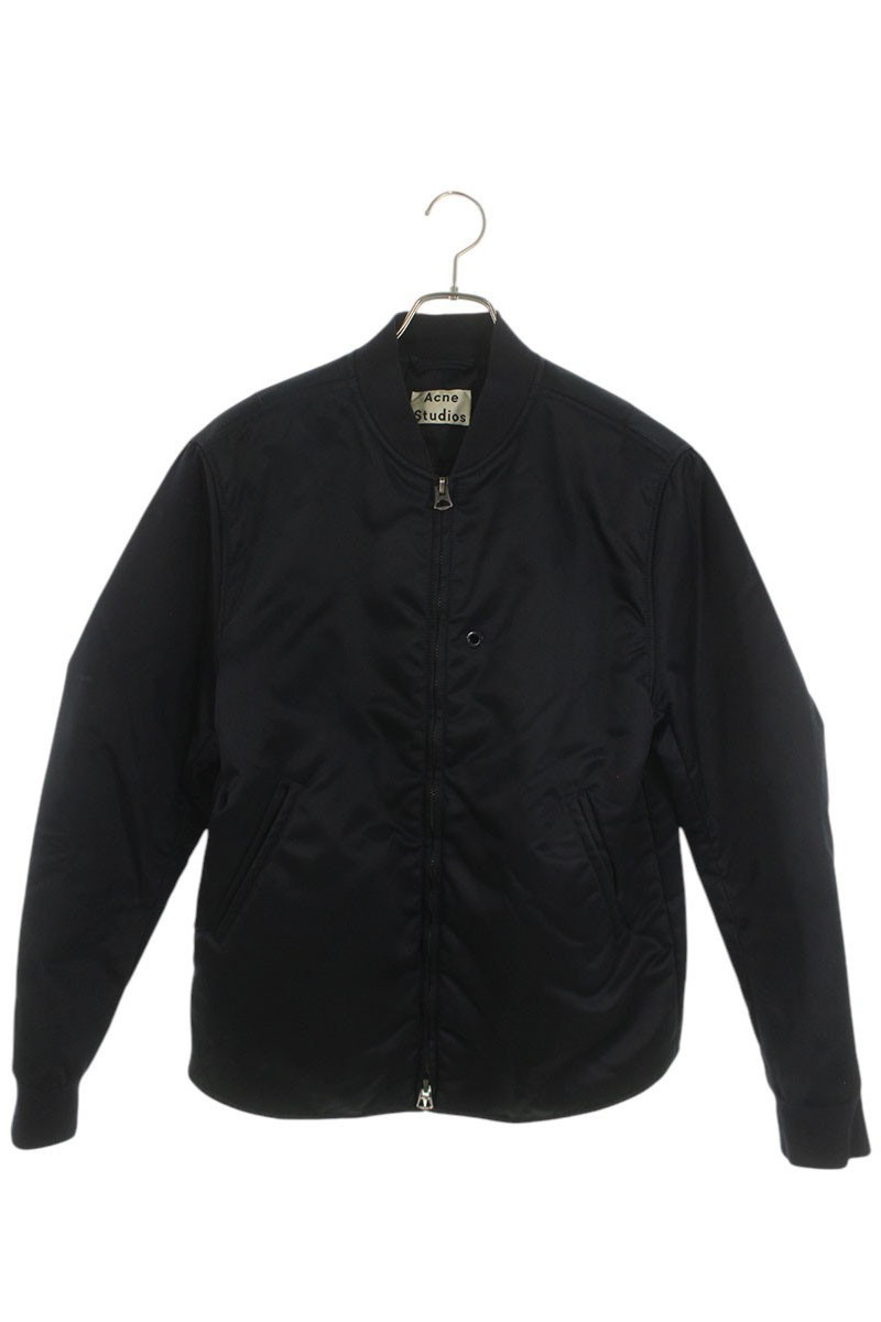 アクネストゥディオズ ACNE STUDIOS 大きさ:46  MYLON MATT PAW17 ナイロンボンバージャケットブルゾン(米国海軍)【011062】【BS55】【メンズ】【中古】bb443#rinkan*B