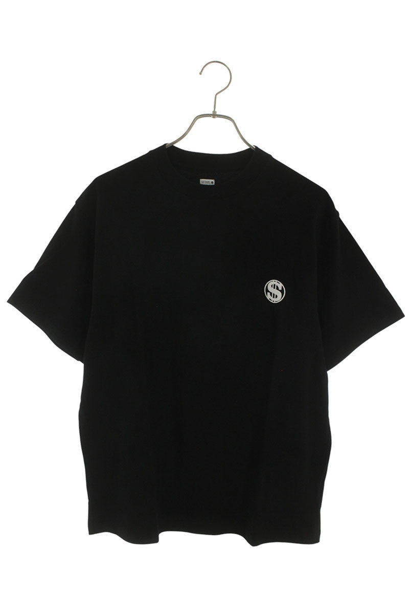 シークエル SEQUEL　 サイズ:M 25SS SQ-25SS-ST-02 バックロゴプリントTシャツ(ブラック)【311062】【BS99】【メンズ】【中古】bb18#rinkan*S
