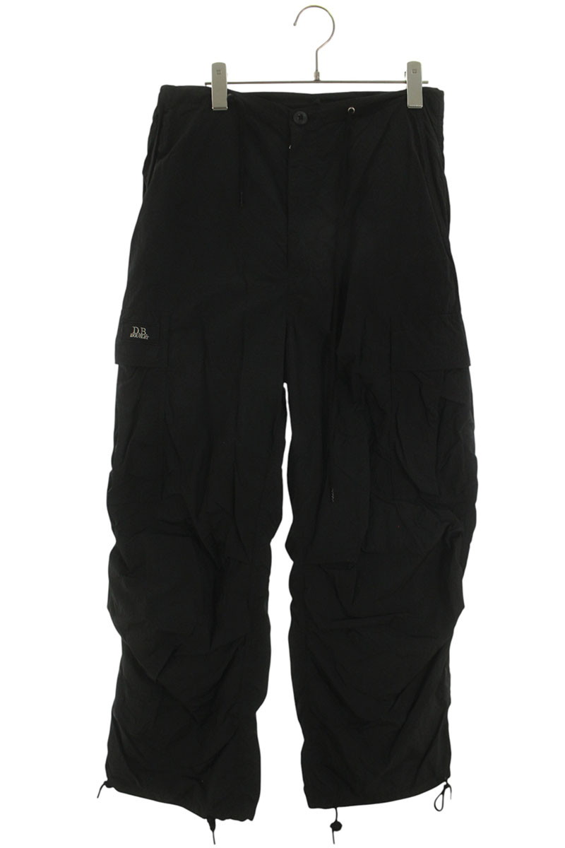 ダブレット doublet　 サイズ:S 25SS 25SS09PT298 OVER DYE NYLON CARGO PANTS オーバーダイナイロンカーゴロングパンツ(ブラック)【211062】【BS99】【メンズ】【中古】bb429#rinkan*B