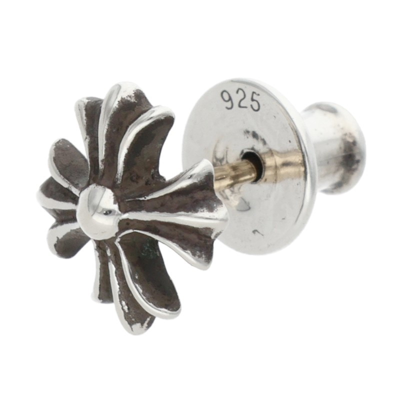 クロムハーツ Chrome Hearts   No2 CH PLS CHプラススタッド しろがね色ピアス(しろがね色 0.72g)【711062】【聞き入れる15】【小物】【中古】bb450#rinkan*B
