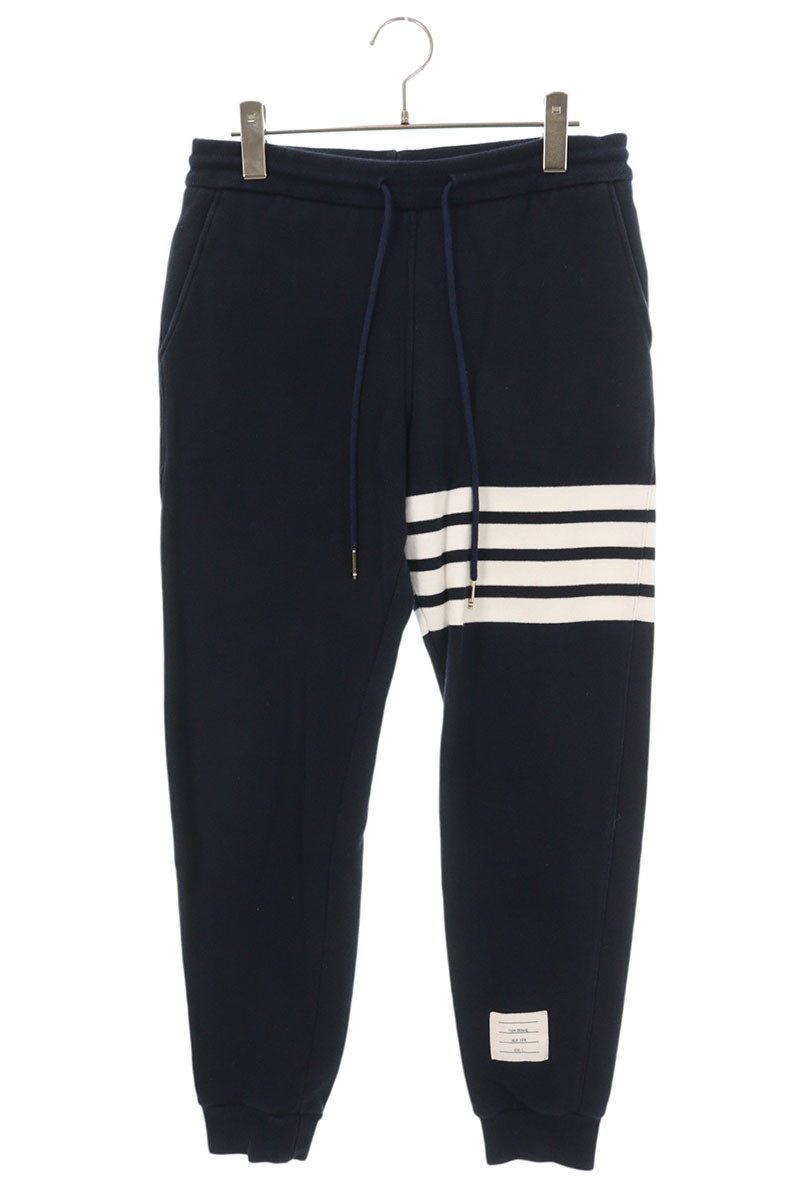 トムブラウン THOM BROWNE　サイズ:1 MJQ008H-00535-461 4BARスウェットジョガーロングパンツ(ネイビー)【311062】【FK04】【メンズ】【中古】bb429#rinkan*B｜RINKAN