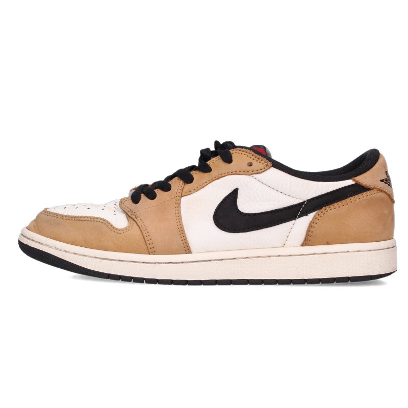 ナイキ NIKE　 サイズ:28.5cm Air Jordan 1 Low OG Rookie of the Year CZ0790-107 エアジョーダン1 ロー ルーキー オブ ザ イヤースニーカー(ベージュ×ホワイト)【221062】【BS99】【メンズ】【小物】【中古】bb334#rinkan*B