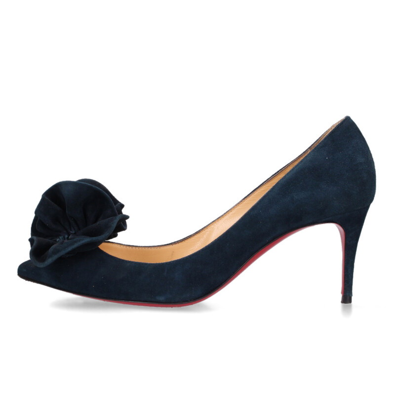 クリスチャンルブタン Christian Louboutin 大きさ:35  ANEMOSEA スエードレザーパンプス(うす暗い緑であること調)【121062】【BS99】【レディース】【小物】【中古】bb132#rinkan*B