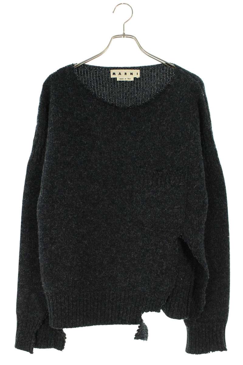 マルニ MARNI 大きさ:44  20AW  GCMG0123A0 不都合製作羊毛編み物(薄墨色)【102062】【BS99】【メンズ】【中古】bb411#rinkan*B