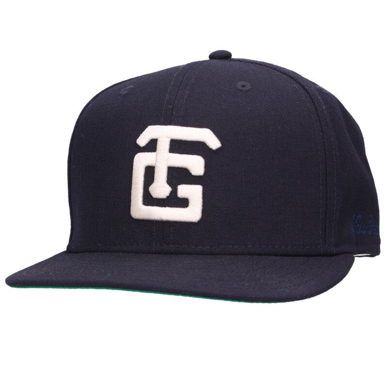 フィアオブゴッド FEAR OF GOD　 ×ニューエラ New Era サイズ:7.625 読売ジャイアンツロゴ刺繍ベースボール帽子(ネイビー×ホワイト)【102062】【BS99】【小物】【中古】bb223#rinkan*A