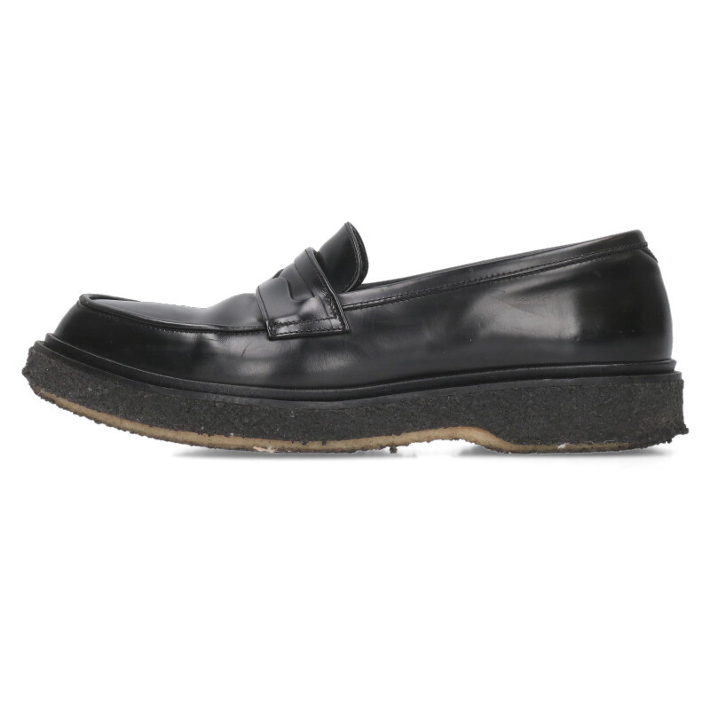 アデュー ADIEU　 サイズ:45 Type 5 Classic Loafers クレープソールコインローファーレザーシューズ(ブラック)【521062】【BS99】【メンズ】【小物】【中古】bb411#rinkan*B 11,089円