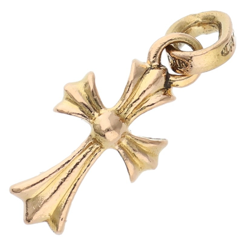 クロムハーツ Chrome Hearts   22K CRS BBYFAT 22Kベイビーファット 引きつける ゴールド首飾りとっ始め(黄色ゴールド 3.84g)【031062】【SJ02】【小物】【中古】bb390#rinkan*B