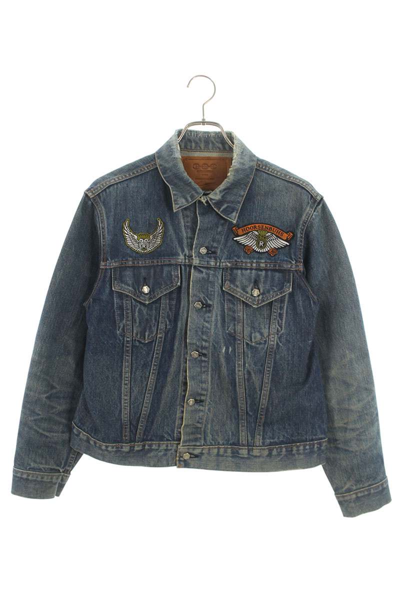 ホーセンブース HOORSENBUHS   VINTAGE REWORKED DENIM JACKET ヴィンテージリワークドデニムジャケット(インディゴ)【221062】【BS55】【メンズ】【中古】bb317#rinkan*B