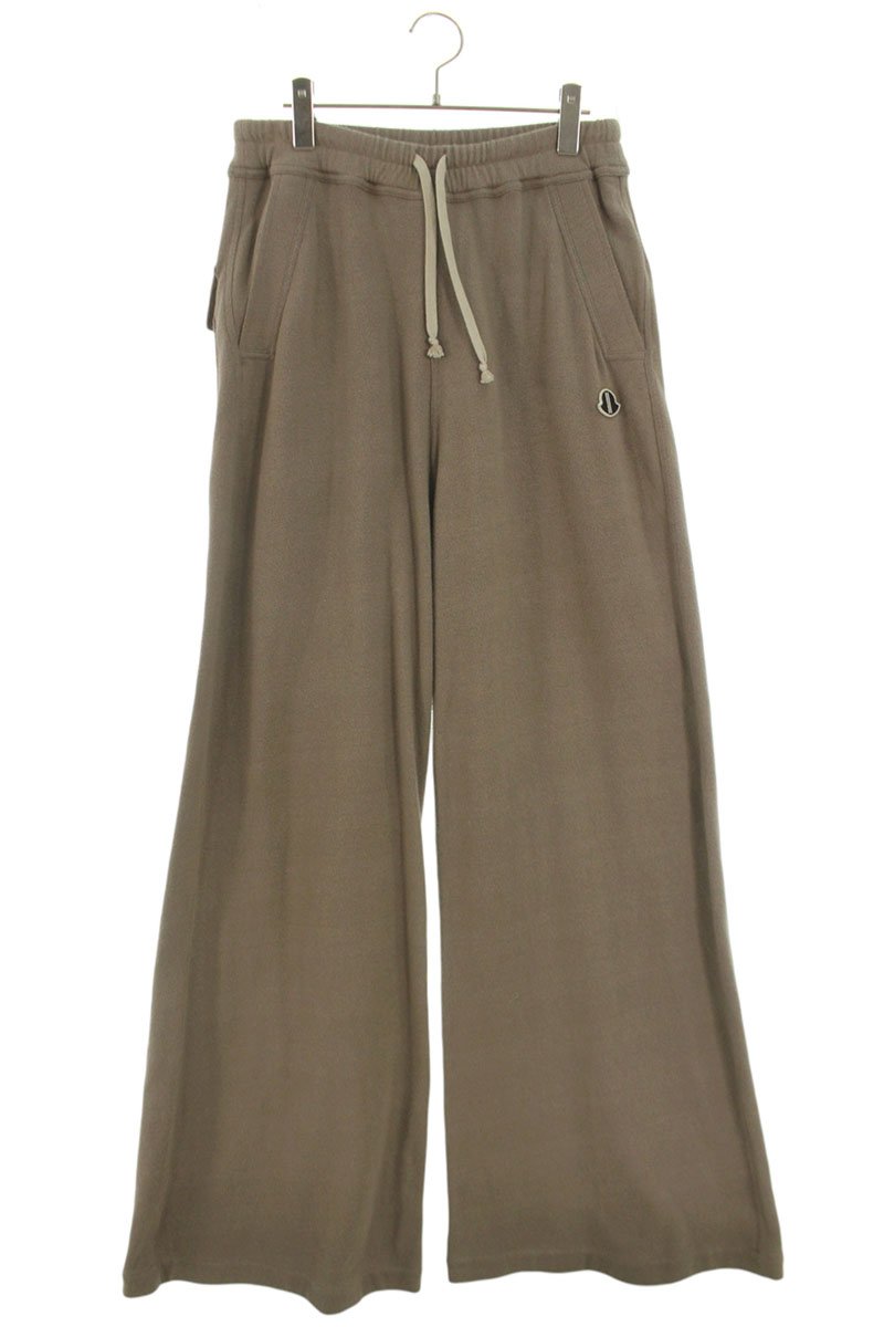リックオウエンス Rick Owens　&times;モンクレール MONCLER サイズ:M J209N8H00002-M4435 スウェットベラワイドロングパンツ(ブラウン)【021062】【SB01】【メンズ】【中古】bb463#rinkan*A｜RINKAN 40,612円