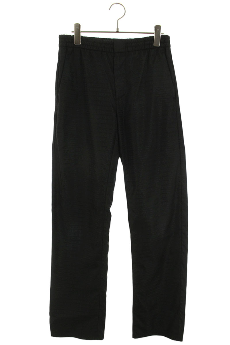 プラダ PRADA　 サイズ:XS SPH225 RE-NYLON三角ロゴプレートロングパンツ(ブラック)【121062】【OM10】【メンズ】【中古】bb205#rinkan*B