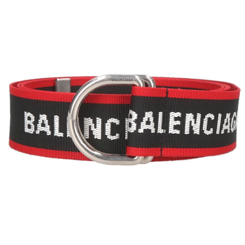 楽天市場】K BALENCIAGA ロゴベルト 505071 レザー ブラック メンズ