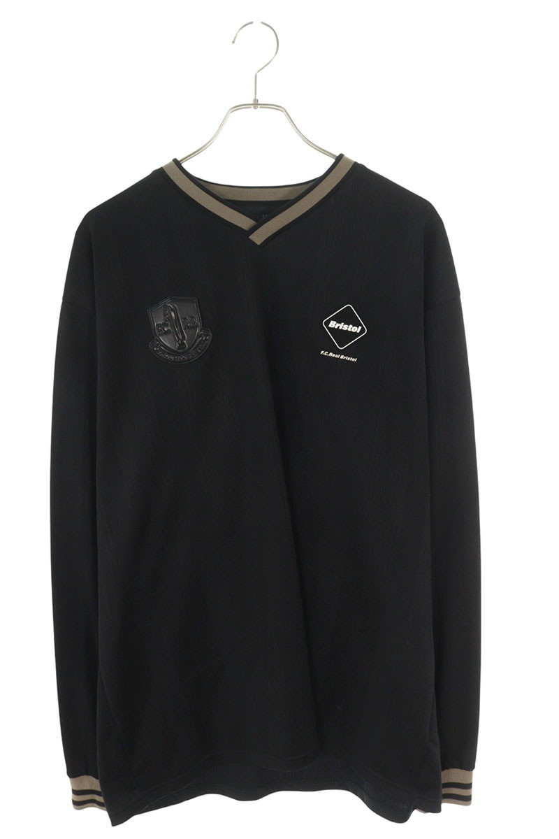 エフシーアールビー F.C.R.B. 大きさ:XXL  FCRB-252004 フットサル長袖カットソー(黒いこと)【102062】【BS99】【メンズ】【中古】bb443#rinkan*B