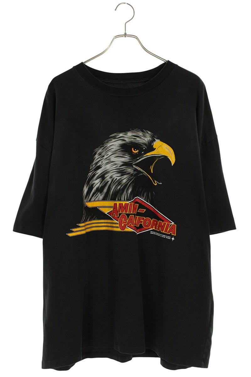 アミリ AMIRI サイズ:XL EAGLE OVERSIZED TEE イーグルプリントTシャツ(ブラック)【914062】【OM10】【メンズ】【中古】bb87#rinkan*B|RINKAN