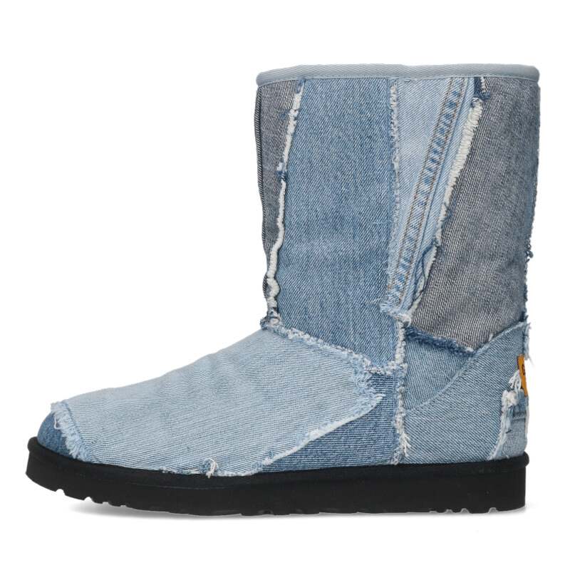 アグ UGG ×ギャラリーデプト GALLERY DEPT 大きさ:29糎  M UGG GALLERY DEPT DENIM BOOTS デニムムートンブーツ(青み)【721062】【BS55】【メンズ】【小物】【中古】bb344#rinkan*S