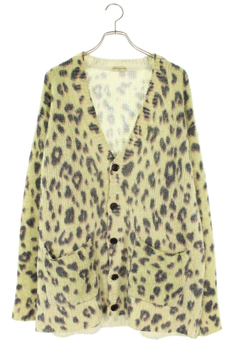 ドリスヴァンノッテン DRIES VAN NOTEN 大きさ:L  3820800056 レオパード柄ジレー(緑であること調)【102062】【BS99】【メンズ】【中古】bb428#rinkan*B