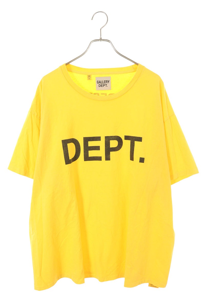 ギャラリーデプト GALLERY DEPT 大きさ:XL ロゴタイプ刷り上げるプルオーバー(黄色)【102062】【BS99】【メンズ】【中古】bb411#rinkan*B