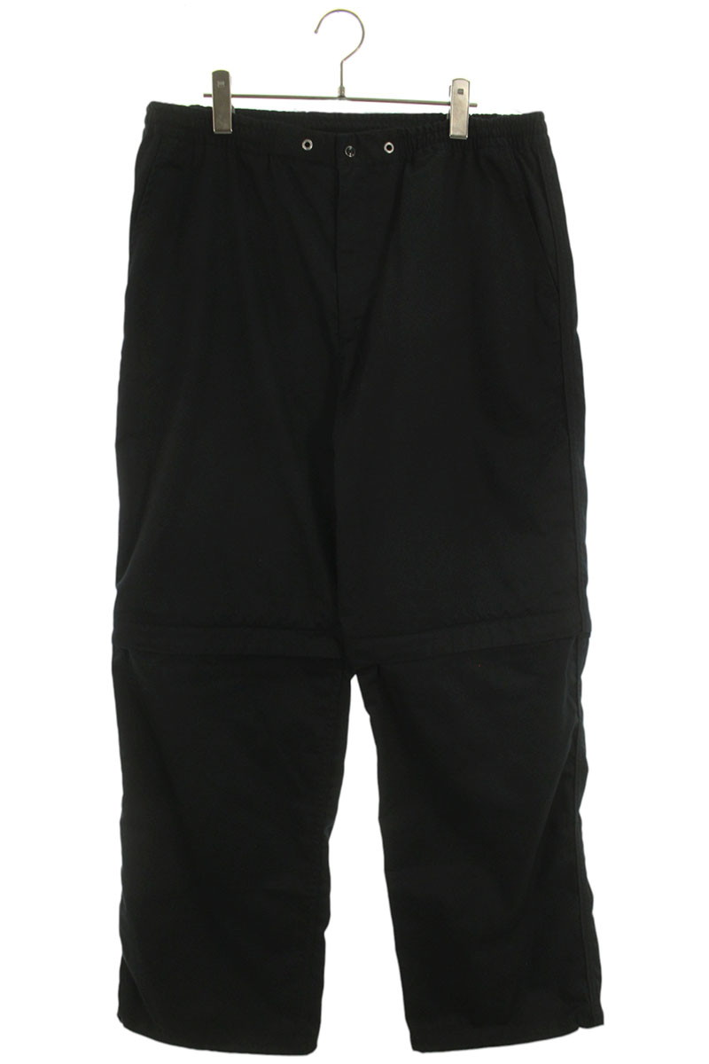 ワイルドサイドヨウジヤマモト WILDSIDE YOHJI YAMAMOTO ×ハリウッド晩ご飯証券業界 HOLLYWOOD RANCH MARKET 大きさ:XL  1015962 フレンチチャイナロングパンツ(黒いこと)【102062】【BS99】【メンズ】【中古】bb411#rinkan*B