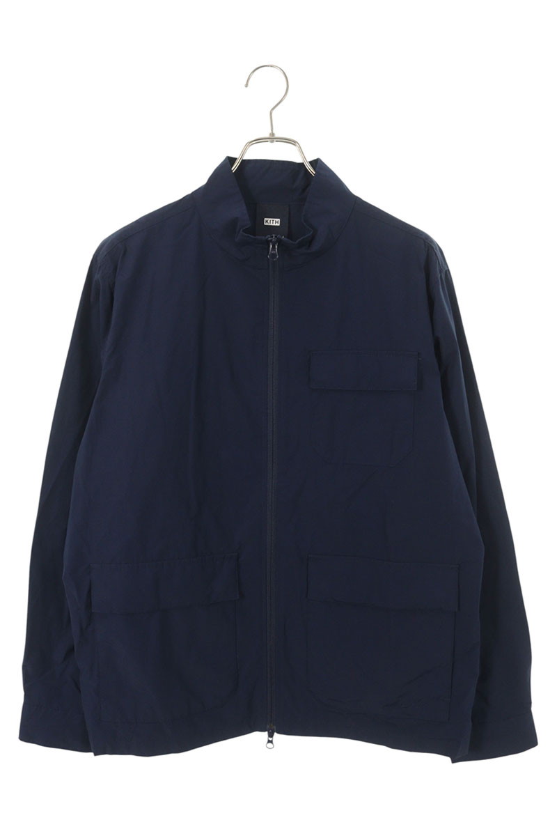 口づけ KITH 大きさ:L  23SS  KHM010267 ジップフロントロートンブルゾン(米国海軍)【102062】【BS99】【メンズ】【中古】bb30#rinkan*B