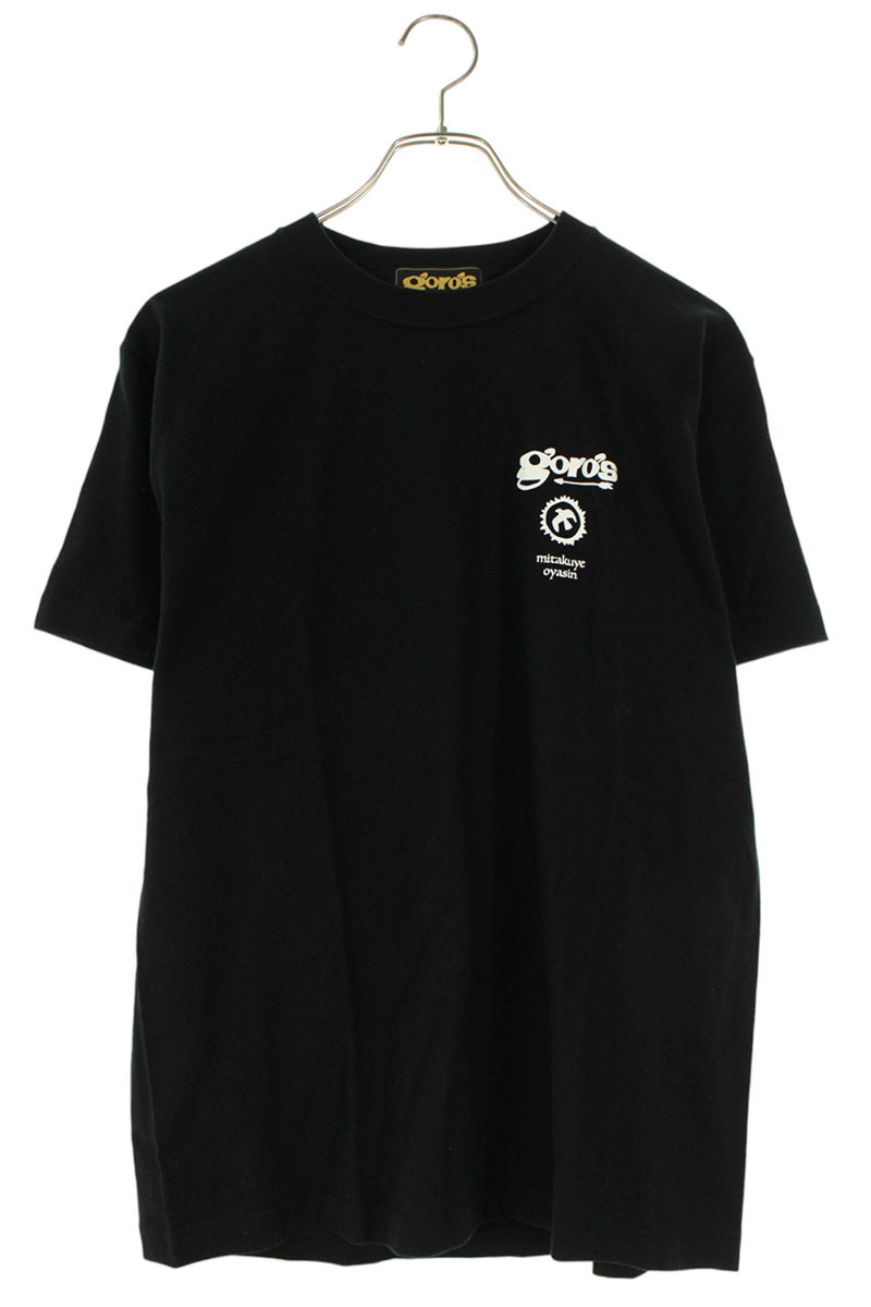 ゴローズ goro's サイズ:M 新型 mitakuye oyasin プリントTシャツ(ブラック×ホワイト)【821062】【HJ08】【メンズ】【中古】bb214#rinkan*S |RINKAN
