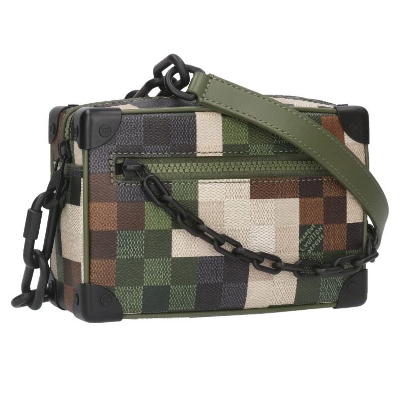 ルイヴィトン LOUISVUITTON   M24581  ミニ・ホンブルグ帽ブート ダモフラージュショルダーバッグ(緑であること×赤銅色×黒いこと)【921062】【OM10】【小物】【中古】bb30#rinkan*A