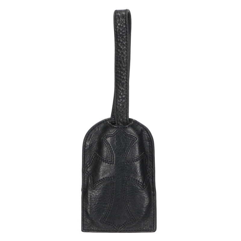 クロムハーツ Chrome Hearts  はりつけ台継ぎ切れ付き添い人手当たり容れもの(黒いこと)【821062】【SJ02】【小物】【中古】bb17#rinkan*B