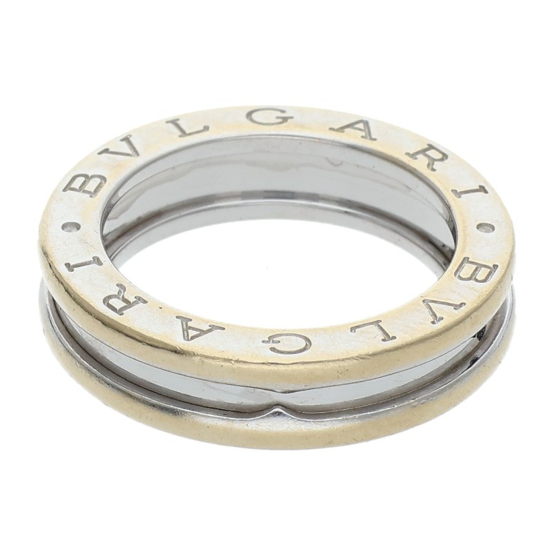 ブル小峡谷 BVLGARI 大きさ:49/9号  ビーゼロワン K18WG1ダンス楽隊輪っか(白いことゴールド 7.07g)【102062】【GZ14】【小物】【中古】bb470#rinkan*B