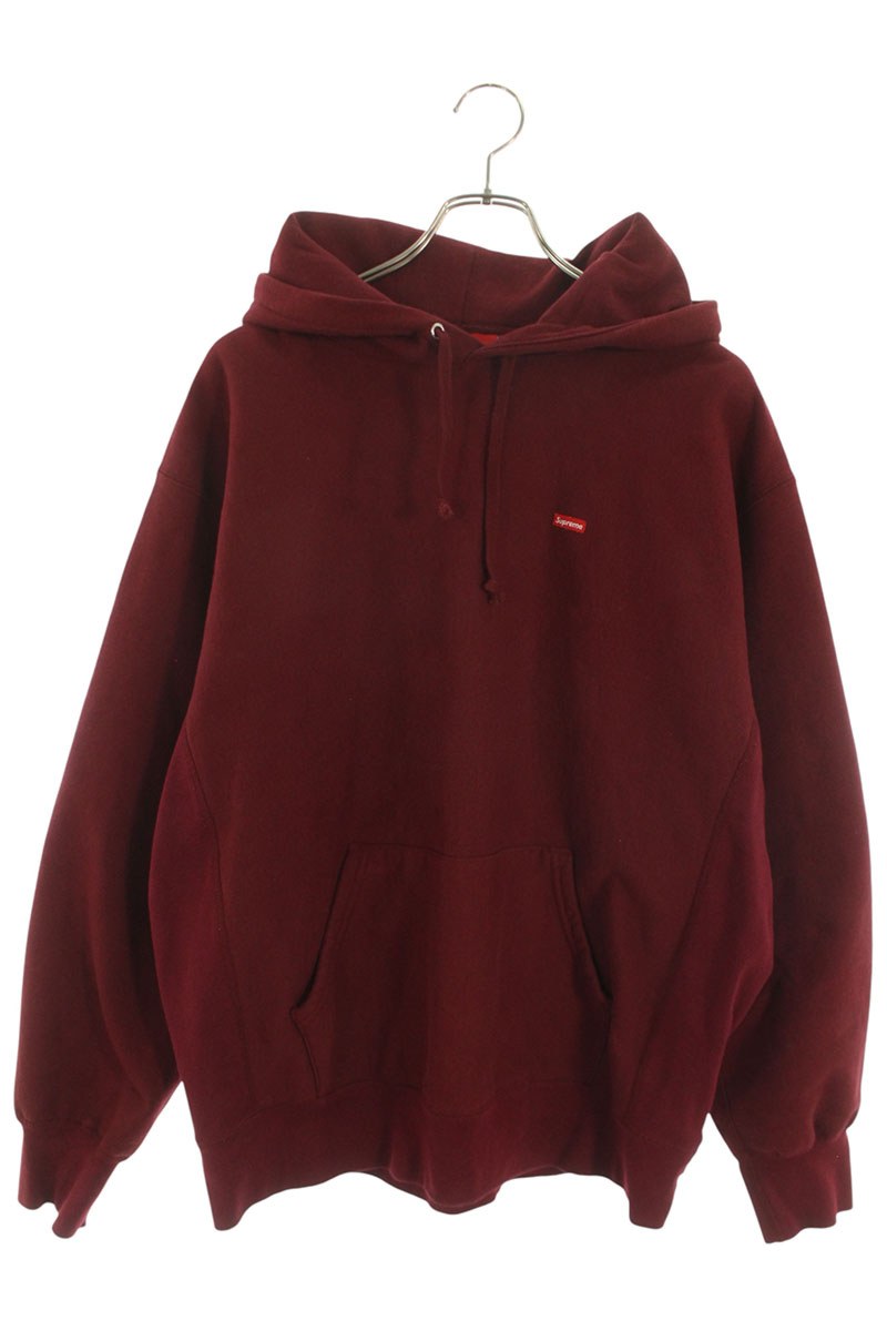 シュプリーム SUPREME　 サイズ:L Small Box Hooded Sweatshirt スモールボックスロゴパーカー(レッド)【102062】【BS99】【メンズ】【中古】bb455#rinkan*B