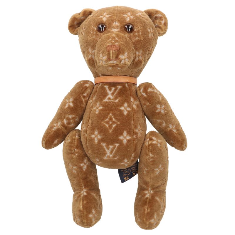 ルイヴィトン LOUISVUITTON   GI0791 MP4262 ドゥドゥテディベアモノグラムぬいぐるみ(赤銅色)【202062】【BS99】【小物】【中古】bb420#rinkan*B