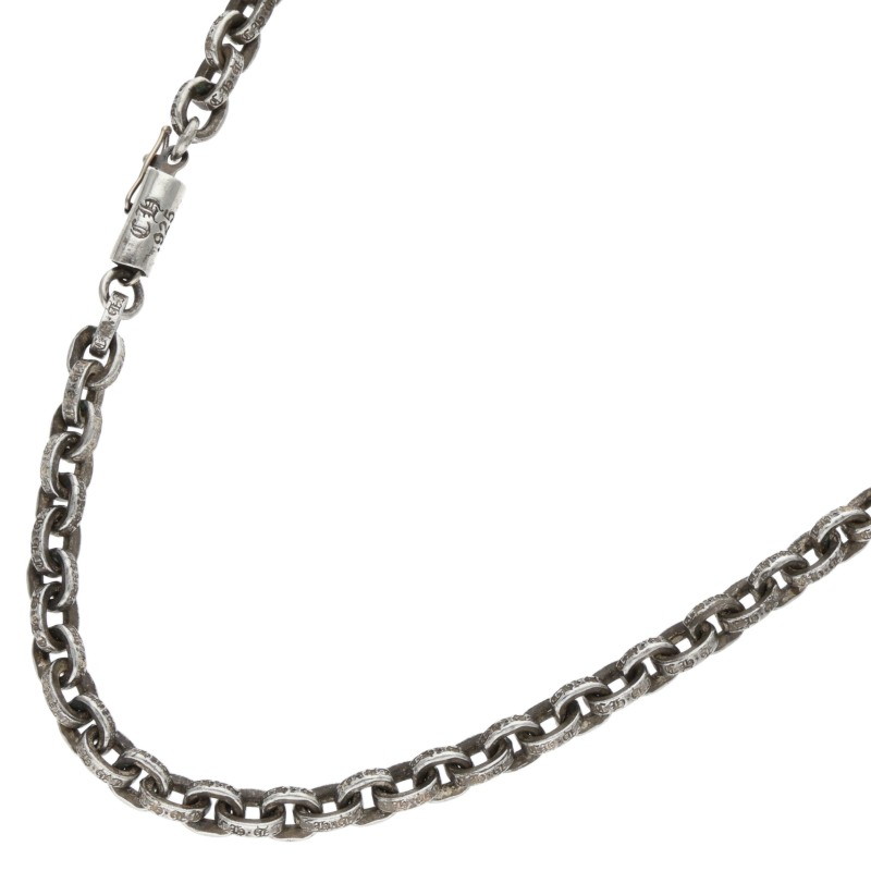 クロムハーツ Chrome Hearts　 サイズ:30inch PAPER CHAIN 30 ペーパーチェーン30inch シルバーネックレス(シルバー 57.05g)【602062】【OK15】【小物】【中古】bb450#rinkan*B