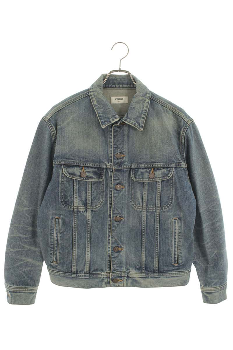 楽天市場】CELINE(セリーヌ) クラシック トラッカー デニムジャケット