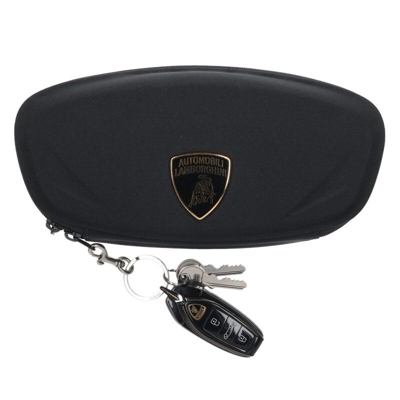 バレンシアガ BALENCIAGA　 811901 ランボルギーニキーチャーム付きクラッチバッグ(ブラック)【202062】【SB01】【小物】【中古】bb187#rinkan*B