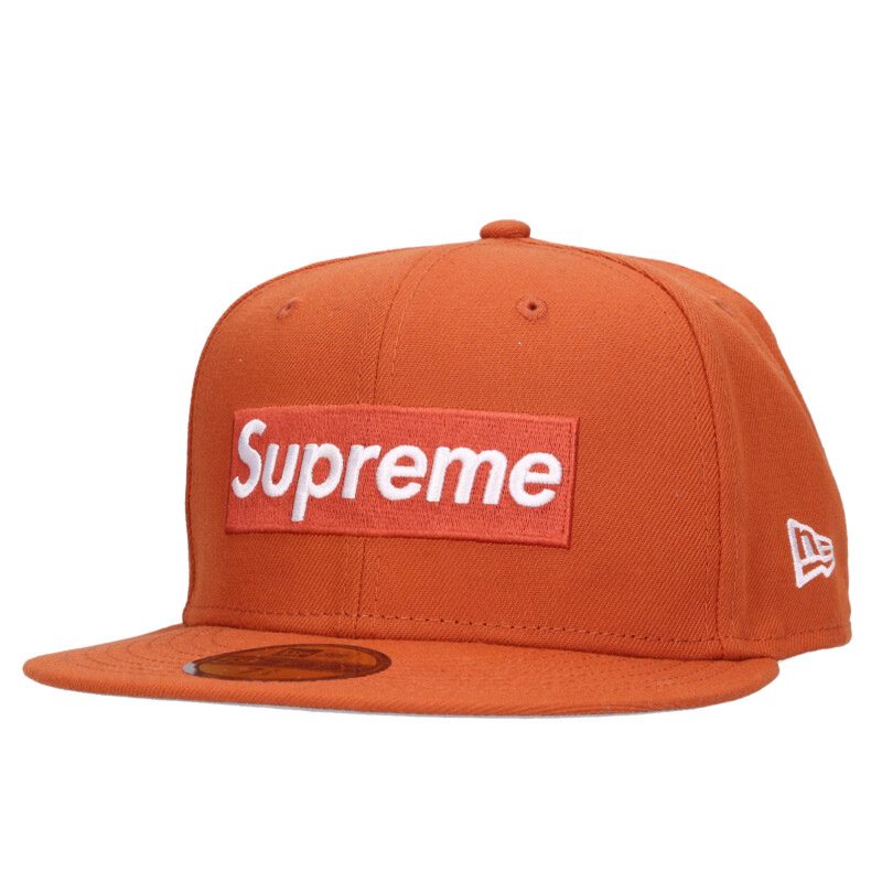 シュプリーム SUPREME　 ×ニューエラ New Era サイズ:7.75 24SS MLB Teams Box Logo New Era デトロイトタイガースボックスロゴベースボールキャップ(ブラウン調)【212062】【BS99】【小物】【中古】bb14#rinkan*S